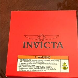 Invicta Red Logo Watch Box